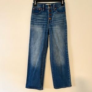 Madewell Slim Wide Leg Jeans